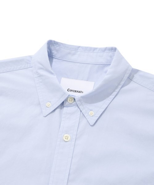 COVERNAT（カバーナット）の「ウェイルロゴコットンシャツライトブルー（シャツ/ブラウス・レディース・その他・MEDIUM/SMALL/X-LARGE/LARGE/XX-LARGE）」の3枚目の写真