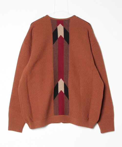 Children of the discordance(チルドレン オブ ザ ディスコ-ダンス)の「Children of the discordance / 5G ARROW STRIPE CARDIGAN / COTDKN-003(カーディガン/ボレロ・メンズ・ブラウン/ブラック・2)」の3枚目の写真