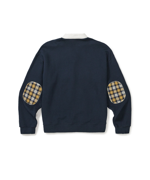MMLG（エムエムエルジー）の「[Mmlg] CHECK PLAY RUGBY SWEAT (AUTHENTIC NAVY)（スウェット・レディース・その他・SMALL/MEDIUM/LARGE/X-LARGE）」の2枚目の写真