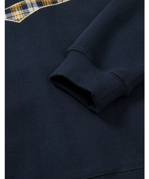 MMLG（エムエムエルジー）の「[Mmlg] CHECK PLAY RUGBY SWEAT (AUTHENTIC NAVY)（スウェット・レディース・その他・SMALL/MEDIUM/LARGE/X-LARGE）」の5枚目の写真