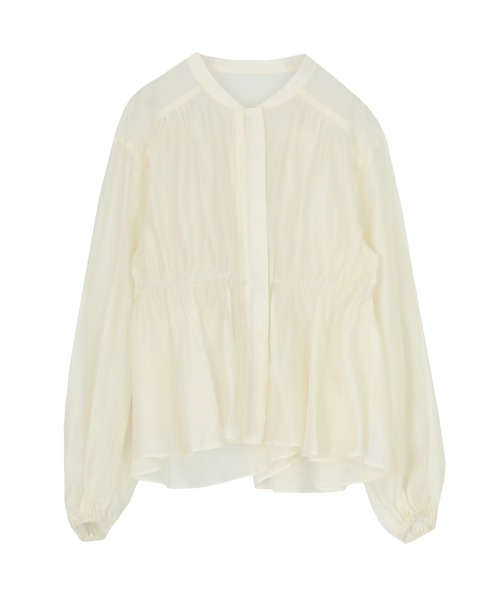 UR'S（ユアーズ）の「ウエストドロストシアーブルゾン（ブルゾン・レディース・ネイビー/ライトピンク/アイボリー/ブラック・L/M/S）」の20枚目の写真