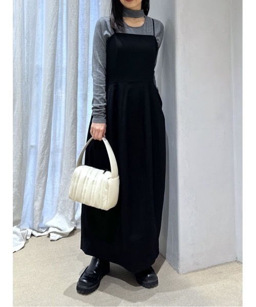 STYLEMIXER(スタイルミキサー)の「フォルムパターンキャミワンピース(ワンピース・レディース・ブラウン/ダークオレンジ/ブラック・SMALL/MEDIUM)」の1枚目の写真