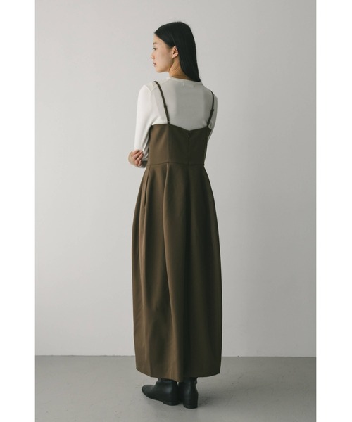STYLEMIXER(スタイルミキサー)の「フォルムパターンキャミワンピース(ワンピース・レディース・ブラウン/ダークオレンジ/ブラック・SMALL/MEDIUM)」の17枚目の写真
