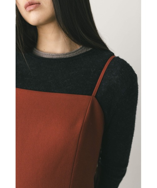 STYLEMIXER(スタイルミキサー)の「フォルムパターンキャミワンピース(ワンピース・レディース・ブラウン/ダークオレンジ/ブラック・SMALL/MEDIUM)」の22枚目の写真