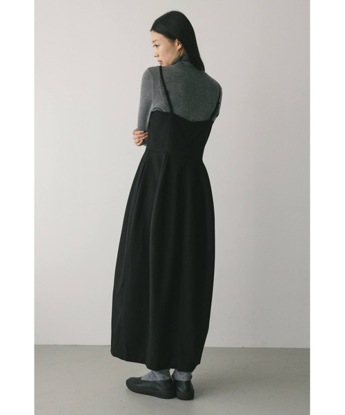STYLEMIXER(スタイルミキサー)の「フォルムパターンキャミワンピース(ワンピース・レディース・ブラウン/ダークオレンジ/ブラック・SMALL/MEDIUM)」の10枚目の写真