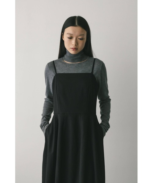 STYLEMIXER(スタイルミキサー)の「フォルムパターンキャミワンピース(ワンピース・レディース・ブラウン/ダークオレンジ/ブラック・SMALL/MEDIUM)」の5枚目の写真