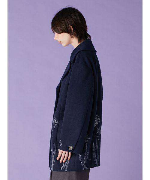 LILY BROWN（リリーブラウン）の「エンブロイダリーコクーンコート