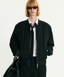 TNGT（ティーエヌジーティー）の「Vintage Short Jumper (Black) TNJU5F104BK（ナイロンジャケット）」