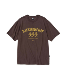 WMC（ダブリューエムシー）の「バックナンバーTシャツ_ブラウン（Tシャツ/カットソー）」