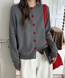 Nyu（ニュウ）の「ハートボタンカーディガン（カーディガン/ボレロ）」