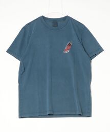 Nudie Jeans/ヌーディージーンズ Roy / プリントTシャツ / Blue
