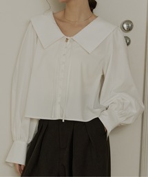 OLUN（オルン）の「big collar blouse/ビックカラーブラウス（シャツ/ブラウス）」