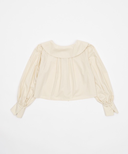 big collar blouse/ビックカラーブラウス（シャツ/ブラウス）｜OLUN