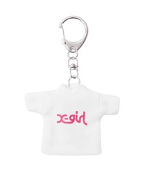 X-girl | MILLS LOGO TEE KEYCHAIN(キーケース/キーアクセサリー)