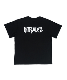 KITRAVEL（キートラベル）の「Graffiti Logo T-Shirt Black/White（Tシャツ/カットソー）」