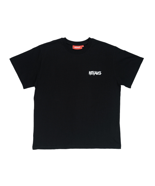 KITRAVEL(キートラベル)の「グラフィティロゴTシャツ ブラック/ホワイト(Tシャツ/カットソー・レディース・その他・SMALL/MEDIUM/LARGE)」の2枚目の写真