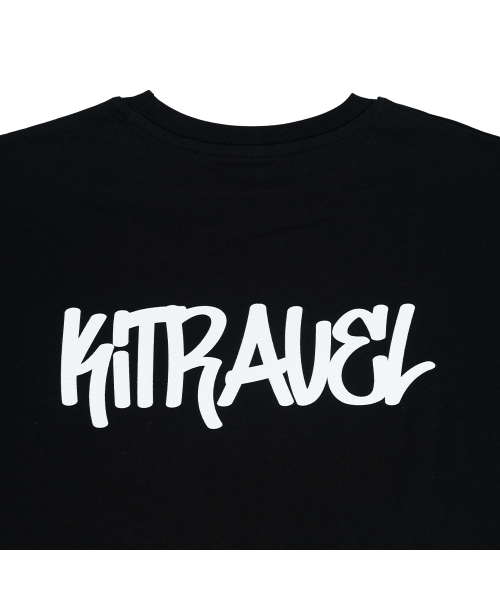 KITRAVEL(キートラベル)の「グラフィティロゴTシャツ ブラック/ホワイト(Tシャツ/カットソー・レディース・その他・SMALL/MEDIUM/LARGE)」の3枚目の写真