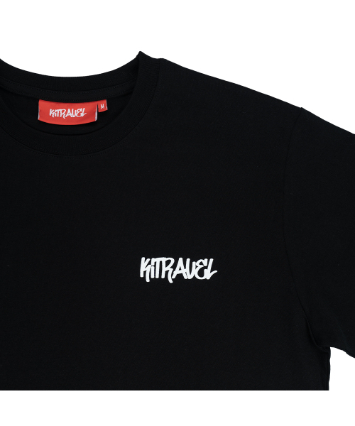 KITRAVEL(キートラベル)の「グラフィティロゴTシャツ ブラック/ホワイト(Tシャツ/カットソー・レディース・その他・SMALL/MEDIUM/LARGE)」の4枚目の写真