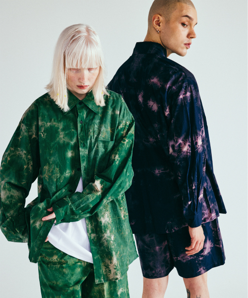 KINETICLO（キネティクロ）の「水染めハーフパンツ（ネイビー）（その他パンツ・メンズ・その他・MEDIUM/LARGE）」の4枚目の写真
