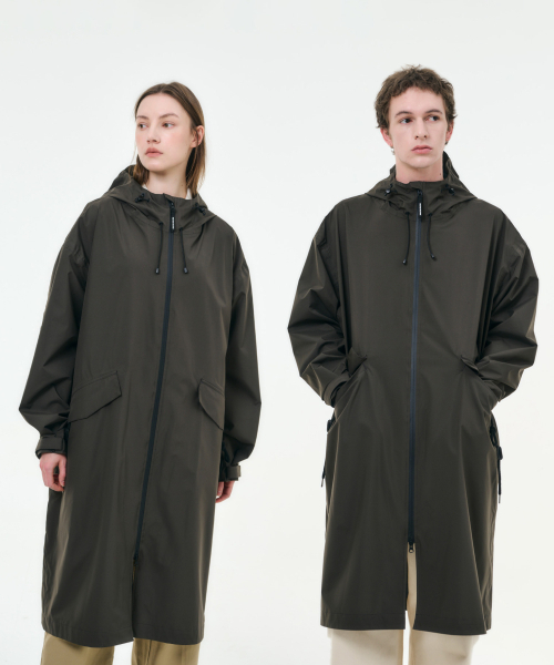 Mars Unisex Weathercoat Essential Collection Dark Khaki