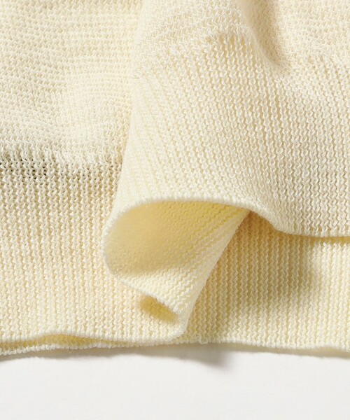BEAMS PLUS(ビームスプラス)の「Zip Knit Polo Stripe(ポロシャツ・メンズ・オフホワイト/オリーブ/チャコールグレー・SMALL/X-LARGE/MEDIUM/LARGE)」の17枚目の写真