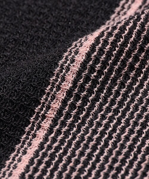 BEAMS PLUS(ビームスプラス)の「Zip Knit Polo Stripe(ポロシャツ・メンズ・オフホワイト/オリーブ/チャコールグレー・SMALL/X-LARGE/MEDIUM/LARGE)」の22枚目の写真