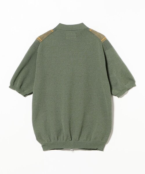 Zip Knit Polo Stripe（ポロシャツ）｜BEAMS PLUS（ビームスプラス）の