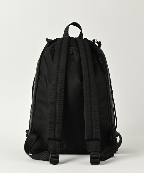 ADAM PATEK（アダムパテック）の「《ADAMPATEK》double pockets drawstring backpack/ダブルポケットバックパック（バックパック/リュック・メンズ・ブラック/グレー・FREE）」の13枚目の写真