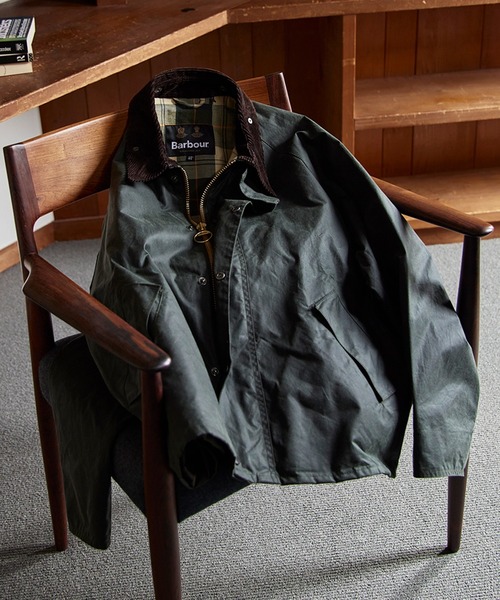 Barbour(バブアー)の「【Barbour】barbour os transport wax(ミリタリージャケット・メンズ・カーキ/ブラック・34/36/38/40)」の2枚目の写真