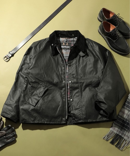 Barbour(バブアー)の「【Barbour】barbour os transport wax(ミリタリージャケット・メンズ・カーキ/ブラック・34/36/38/40)」の1枚目の写真