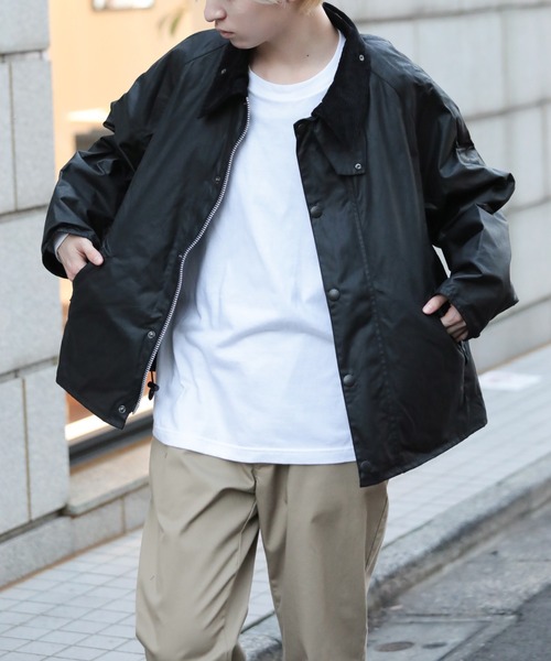 Barbour(バブアー)の「【Barbour】barbour os transport wax(ミリタリージャケット・メンズ・カーキ/ブラック・34/36/38/40)」の14枚目の写真