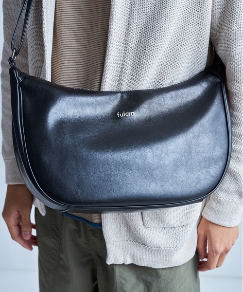 UNION STATION（ユニオンステーション）の「【Fulcro】別注ショルダーバッグ　アーチM（ショルダーバッグ・メンズ・ブラウン/ブラック・FREE）」の2枚目の写真