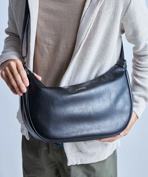 UNION STATION（ユニオンステーション）の「【Fulcro】別注ショルダーバッグ　アーチM（ショルダーバッグ・メンズ・ブラウン/ブラック・FREE）」の4枚目の写真