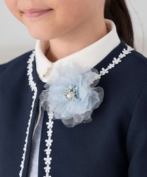 a.v.v（アーヴェヴェ）の「[KIDS]【2026セレモニー】ラメフラワーコサージュ（ブローチ/コサージュ）」