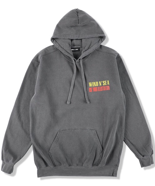 WIND AND SEA（ウィンダンシー）の「Thrash Heritage Sulfer Hoodie（パーカー・メンズ・ブルー/ライトブラック・L/M）」の3枚目の写真