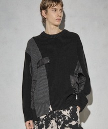 Maison ULA（メゾンウラ）の「【Maison ULA】ミリタリーニットプルオーバー（ニット/セーター）」