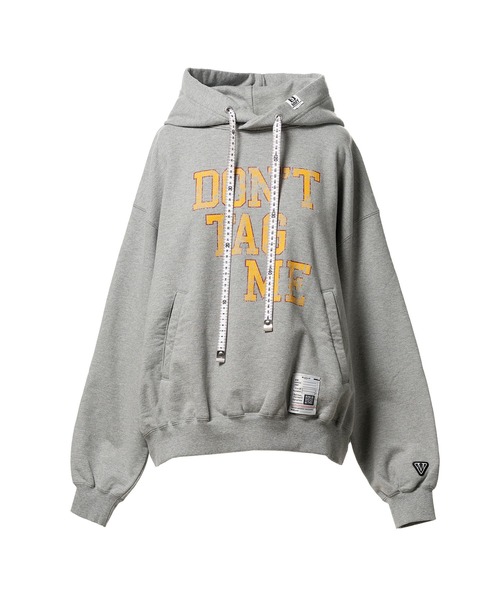 Maison MIHARA YASUHIRO(メゾンミハラヤスヒロ)の「Don't Tag Me Printed Hoodie(スウェット・レディース・ブラック/ホワイト/グレー・38/36)」の3枚目の写真