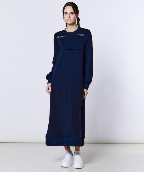 DOUBLE STANDARD CLOTHING(ダブルスタンダードクロージング)の「アクアスーティングレイヤードワンピース(ワンピース・レディース・オフホワイト・36/38)」の3枚目の写真
