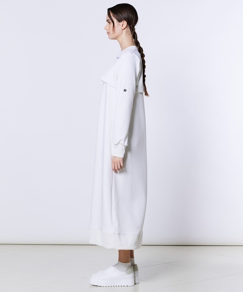 DOUBLE STANDARD CLOTHING(ダブルスタンダードクロージング)の「アクアスーティングレイヤードワンピース(ワンピース・レディース・オフホワイト・36/38)」の4枚目の写真