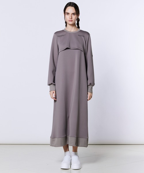 DOUBLE STANDARD CLOTHING(ダブルスタンダードクロージング)の「アクアスーティングレイヤードワンピース(ワンピース・レディース・オフホワイト・36/38)」の16枚目の写真