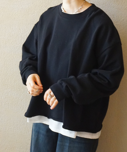 JOURNAL STANDARD LUXE(ジャーナルスタンダード ラックス)の「リメイクスウェット(スウェット・レディース・グレー/ブラック/ホワイト・FREE)」の5枚目の写真