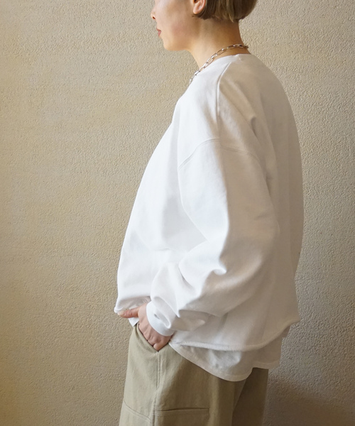 JOURNAL STANDARD LUXE(ジャーナルスタンダード ラックス)の「リメイクスウェット(スウェット・レディース・グレー/ブラック/ホワイト・FREE)」の13枚目の写真