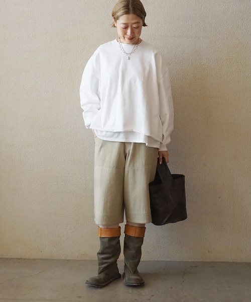 JOURNAL STANDARD LUXE(ジャーナルスタンダード ラックス)の「リメイクスウェット(スウェット・レディース・グレー/ブラック/ホワイト・FREE)」の14枚目の写真