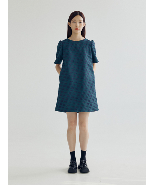 BOMNAL BOUTIQUE（ボムナルブティック）の「ブリックミニドレス _ グリーン（ワンピース・レディース・その他・SMALL/MEDIUM）」の2枚目の写真