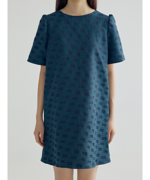 BOMNAL BOUTIQUE（ボムナルブティック）の「ブリックミニドレス _ グリーン（ワンピース・レディース・その他・SMALL/MEDIUM）」の3枚目の写真