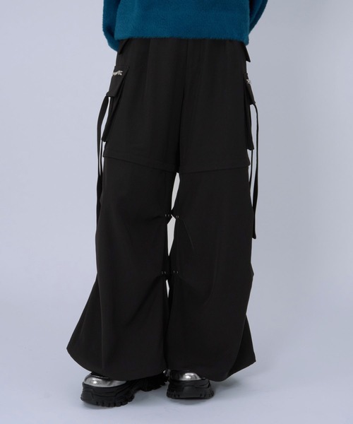 HARE(ハレ)の「2WAYZIPカーゴパンツ(HARE)(その他パンツ・レディース・オフホワイト/グレー/イエロー系その他/ブラック/ライトブルー・FREE)」の18枚目の写真