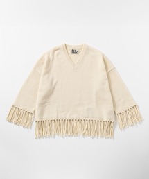 Bie（ビエ）の「フリンジニットトップス（ニット/セーター）」