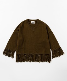 Bie（ビエ）の「フリンジニットトップス（ニット/セーター）」