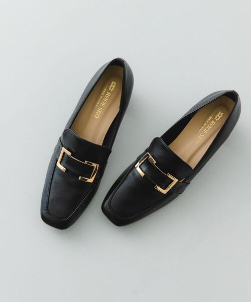 RODE SKO(ロデスコ)の「『MADE IN JAPAN』 4.5センチメタルヒールパンプス(パンプス・レディース・ブラック/ベージュ・36/37/38)」の21枚目の写真