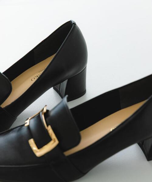 RODE SKO(ロデスコ)の「『MADE IN JAPAN』 4.5センチメタルヒールパンプス(パンプス・レディース・ブラック/ベージュ・36/37/38)」の20枚目の写真